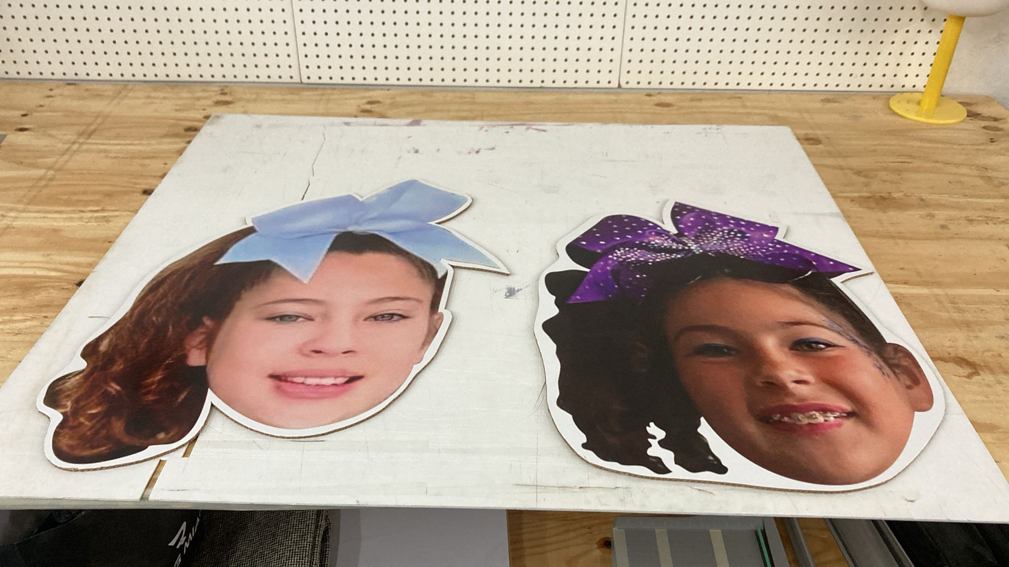 Big Head cutouts 12"W x 18 "H